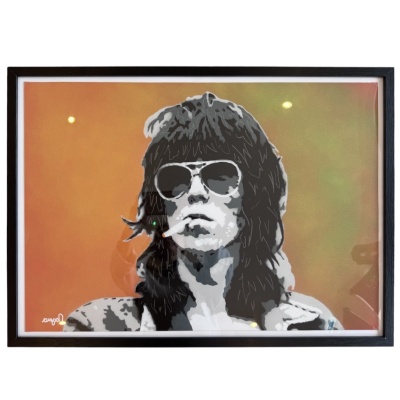 Keith Richard’s - Hand Sprayed Portrait