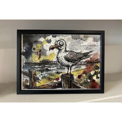 Cleethorpes Seagull Print 2026 By Dogma