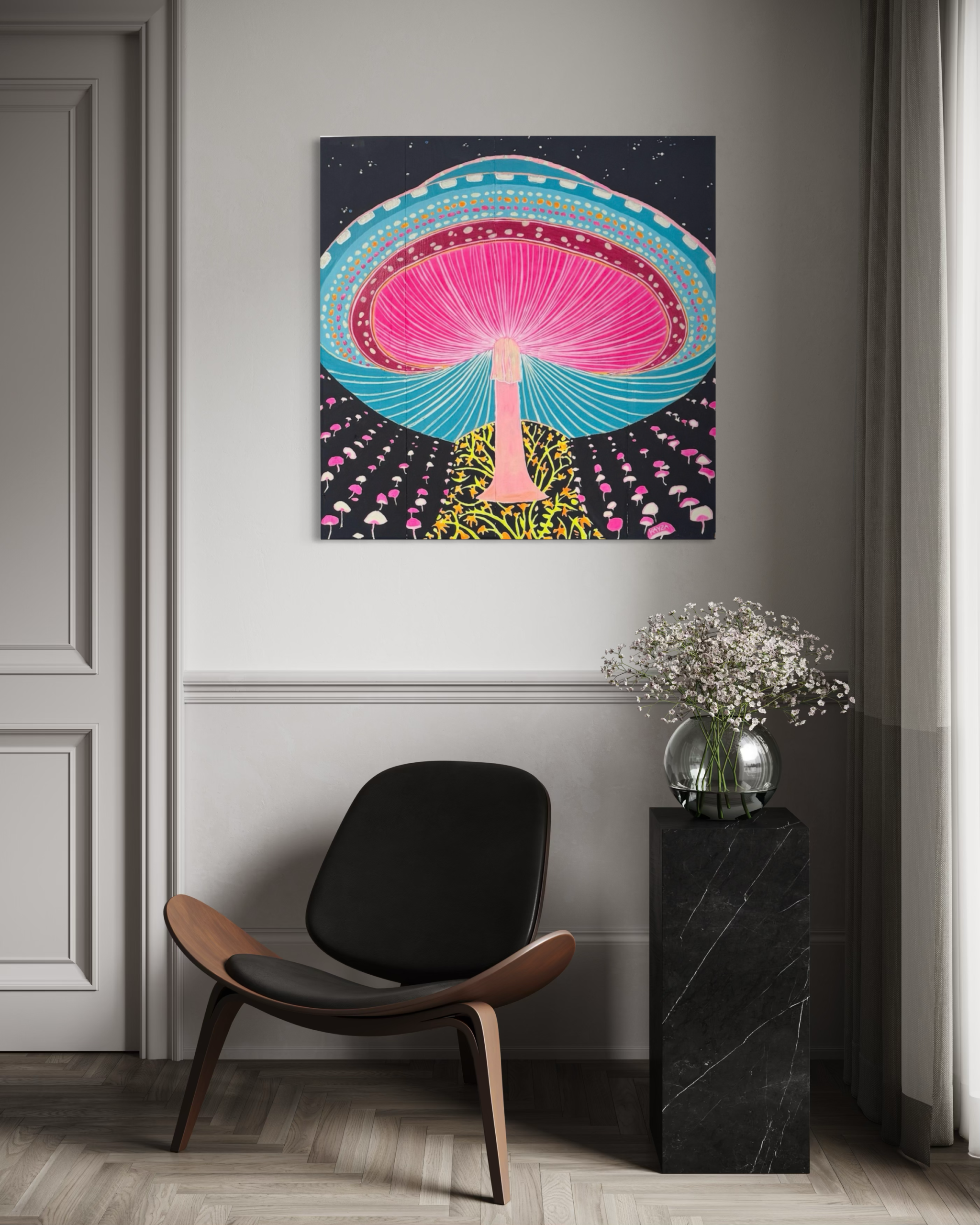 Cosmic Mushroom Star Ship