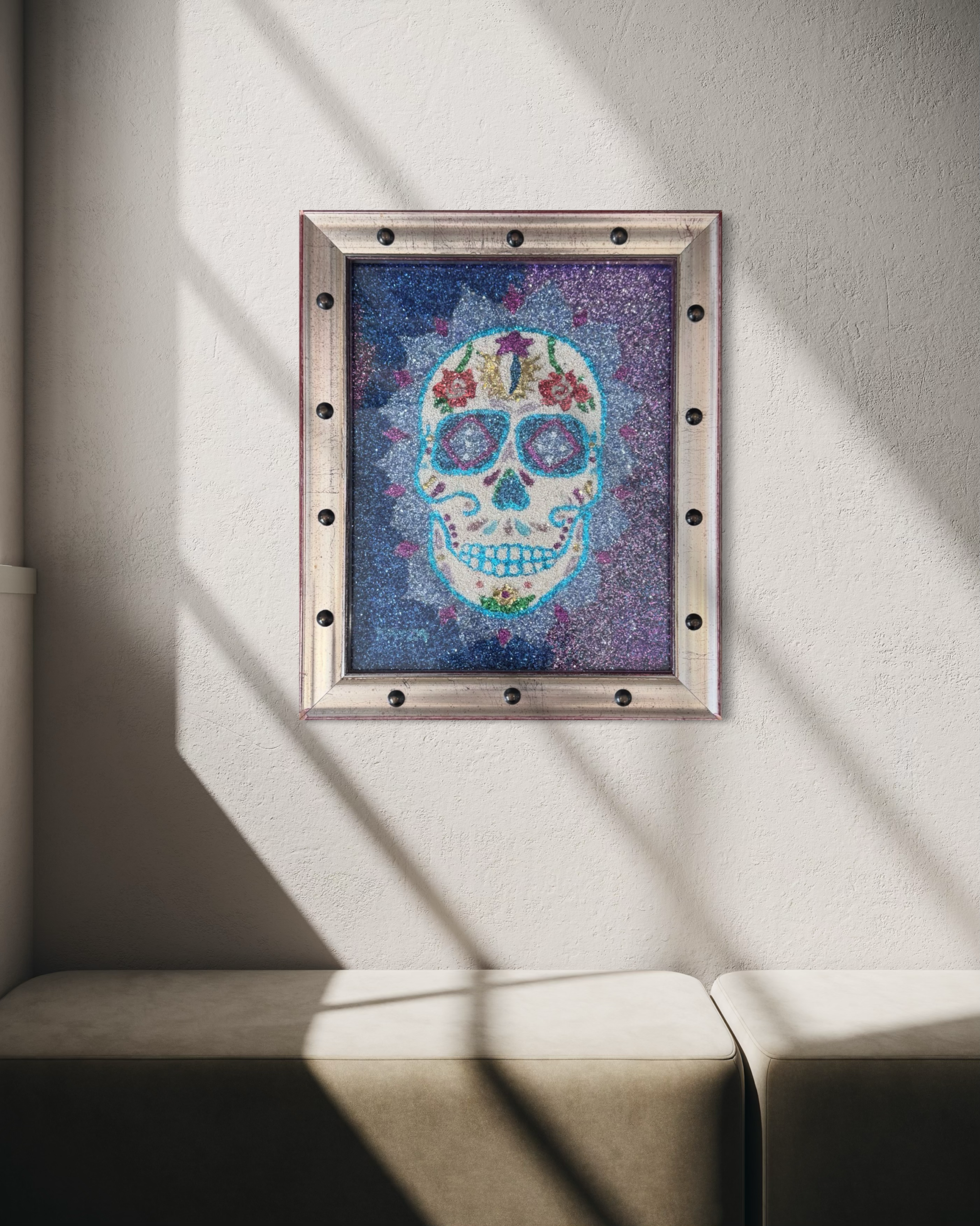 Glitter Skull